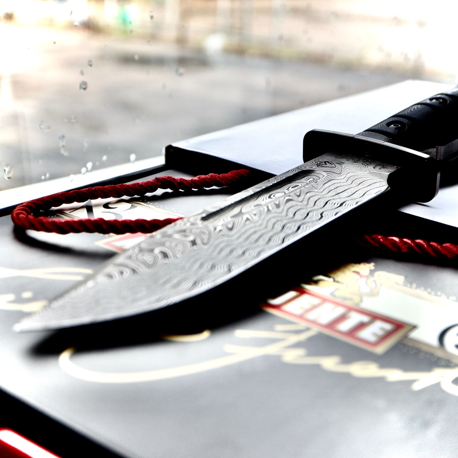 Medford Knives USMC Fighter - Black G10 Handle, Boomerang Chad Nichols Blade