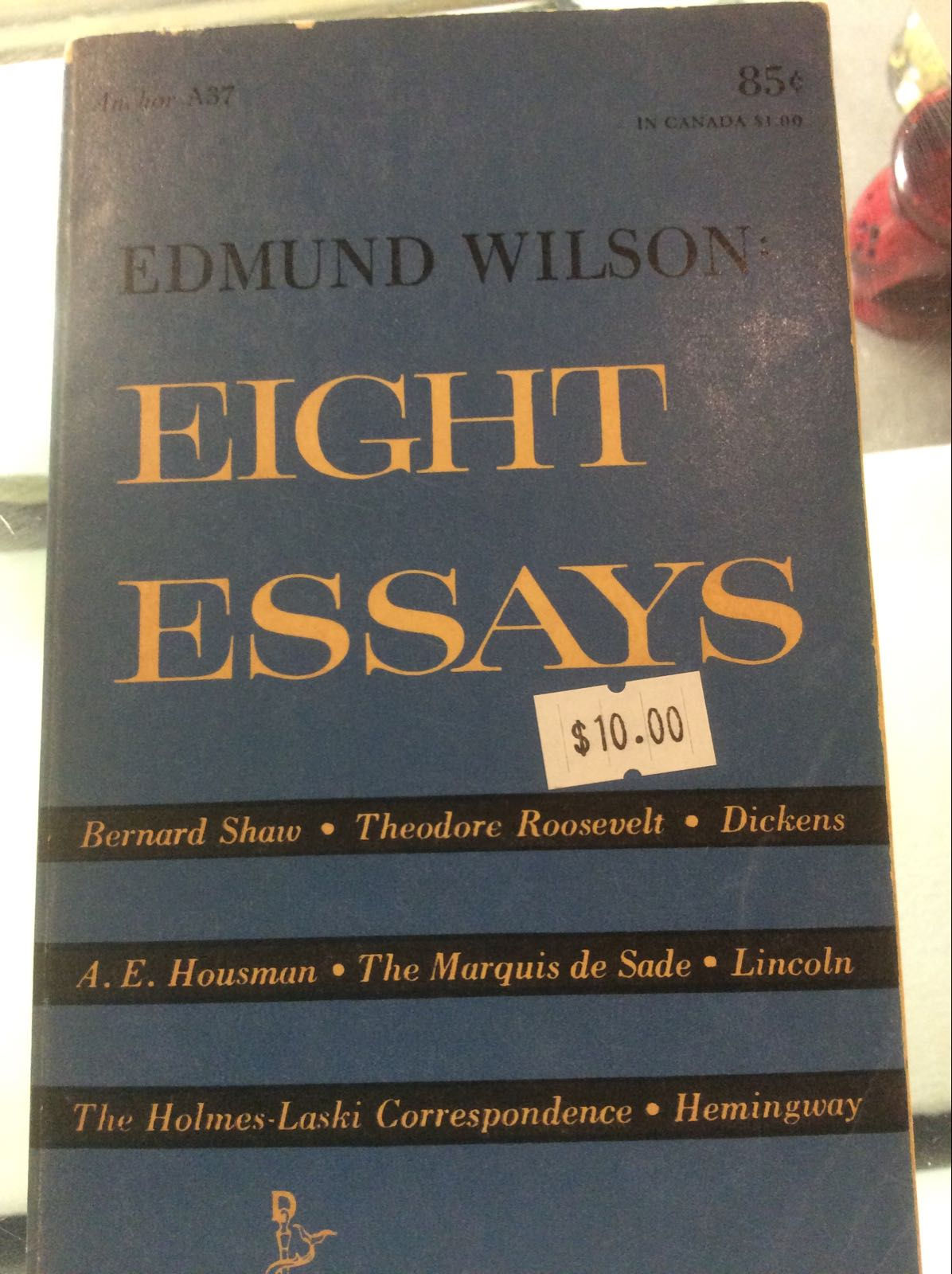 Edmund Wilson: Eight Essays