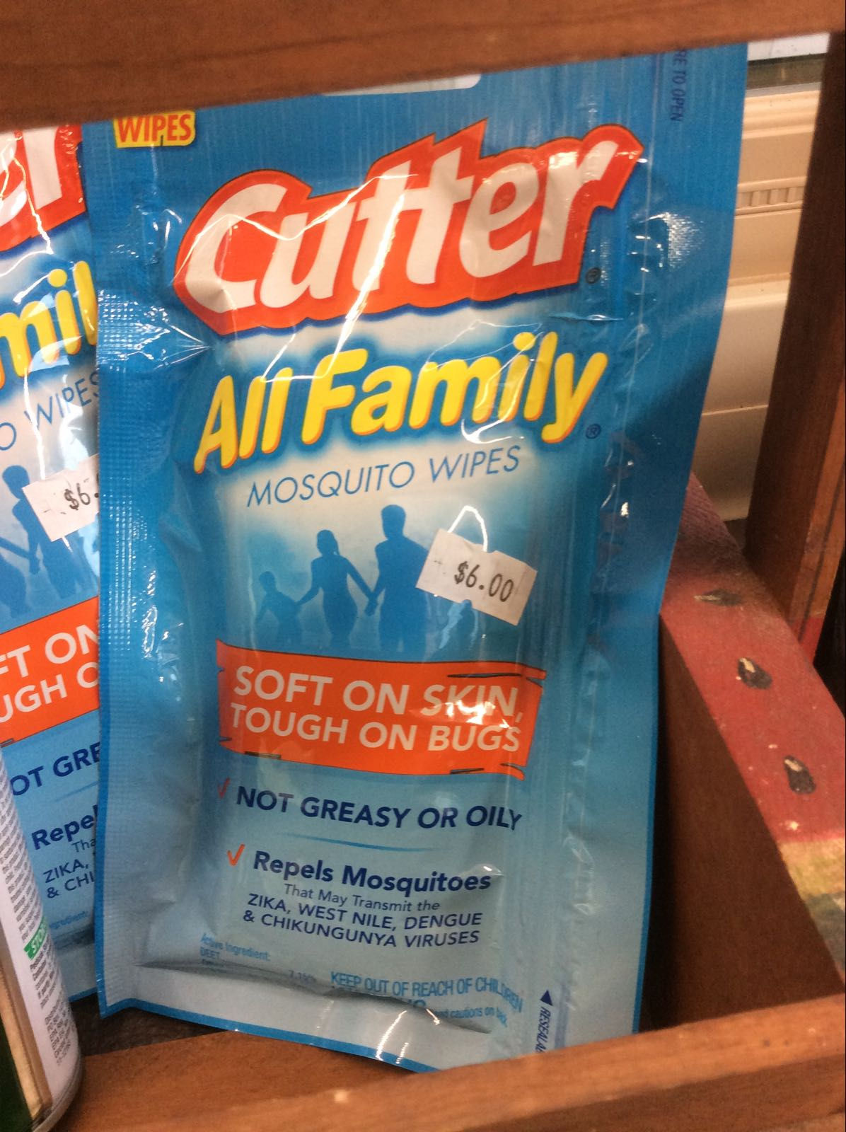 Cutter Mosquito Wipes