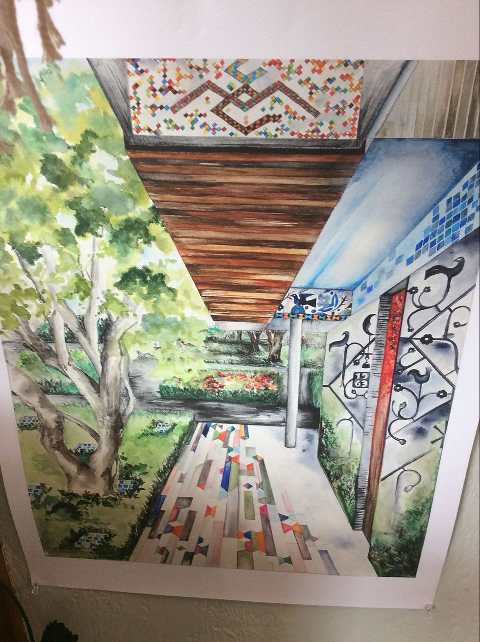 Garden patio