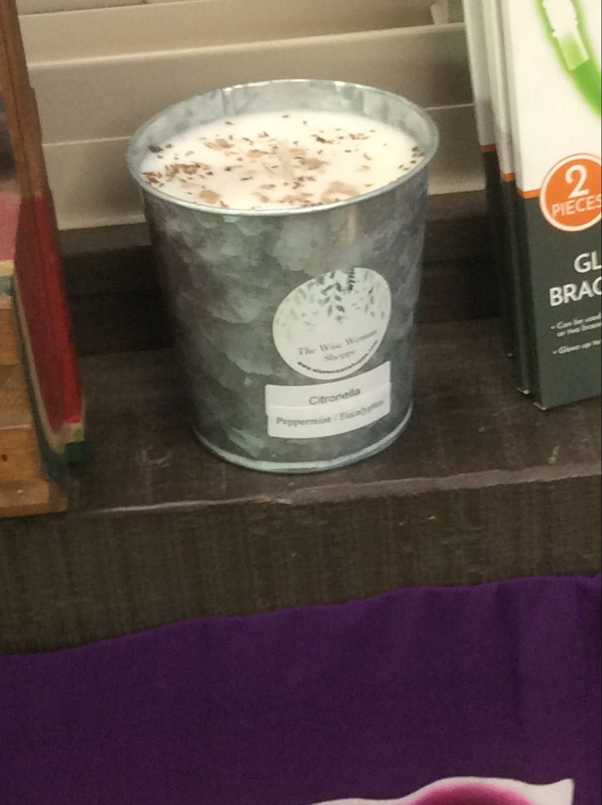 Tin Bucket Citronella/Peppermint/Eucalyptus