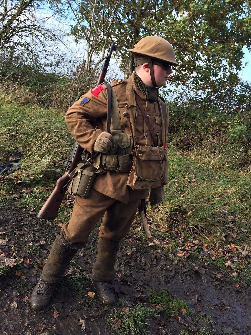 A very early photo of when i first started my WW1 Kit