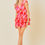 Thumbnail: Red/Pink Floral Neck Romper
