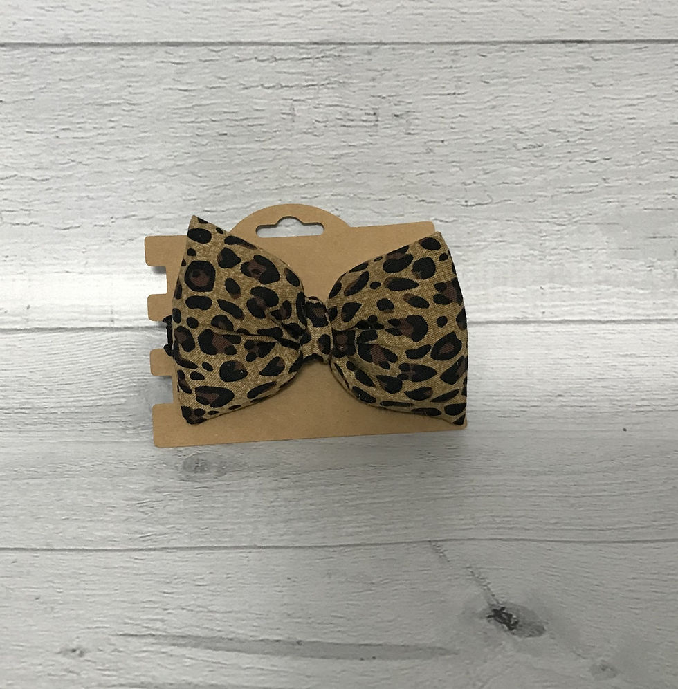 Thumbnail: Handmade Baby Puffy Bow Headband