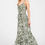 Thumbnail: Olive Back Cross Spaghetti Tie Round Neck Maxi Dress