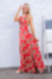 Sunflower Halter Maxi Dress