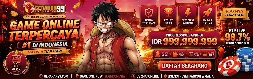 Gerakan99 Platform - Tampilan Antarmuka Gaming Indonesia yang Modern