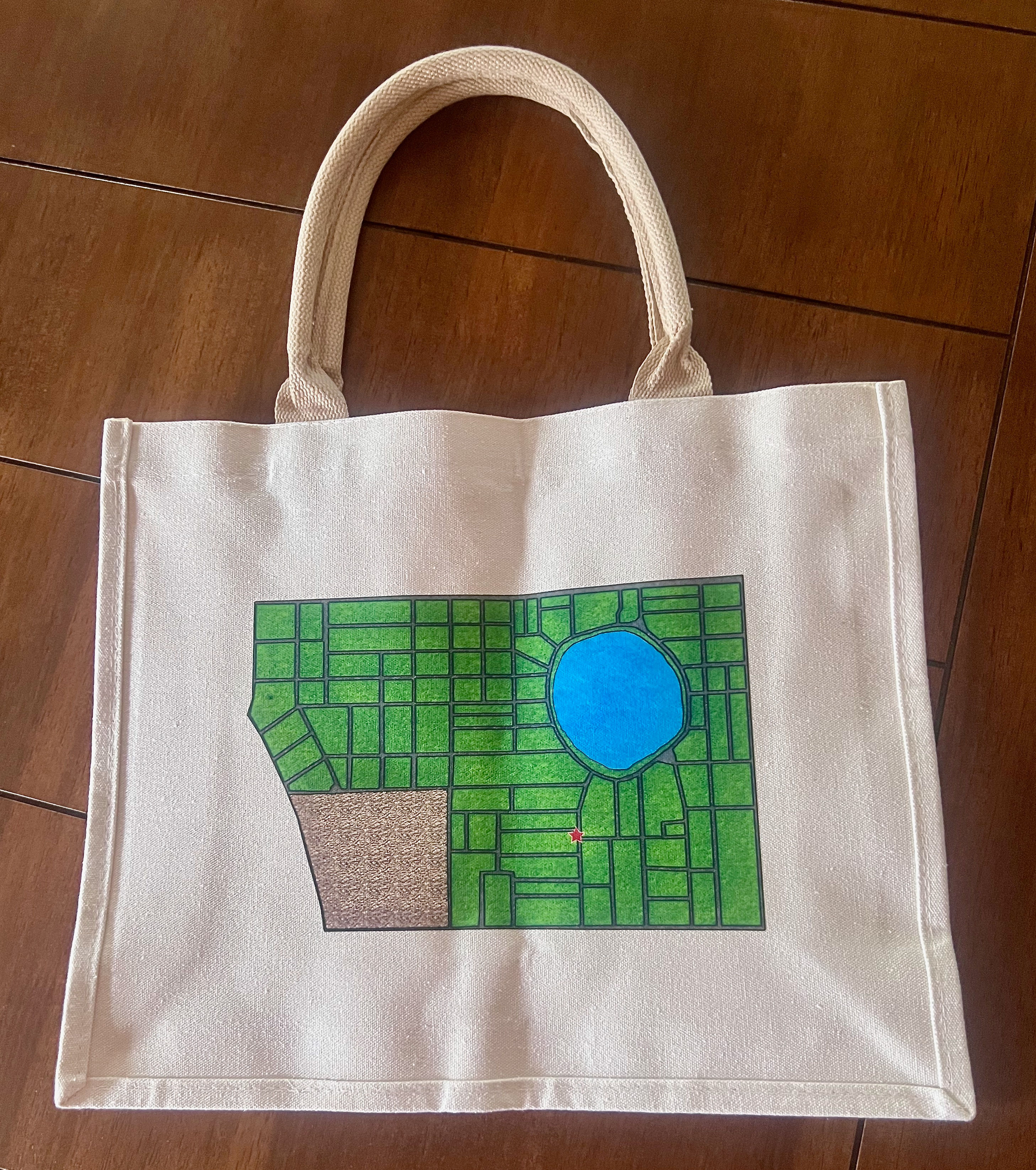 Canvas Grocery Tote