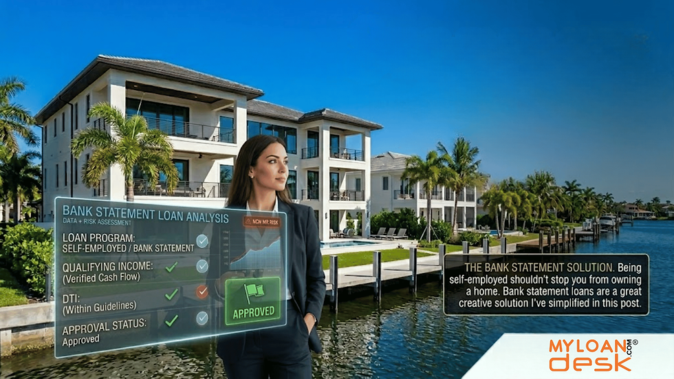 Self-Employed in Florida? The Bank Statement Solution