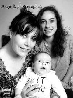 Simon, Séverine et Célia