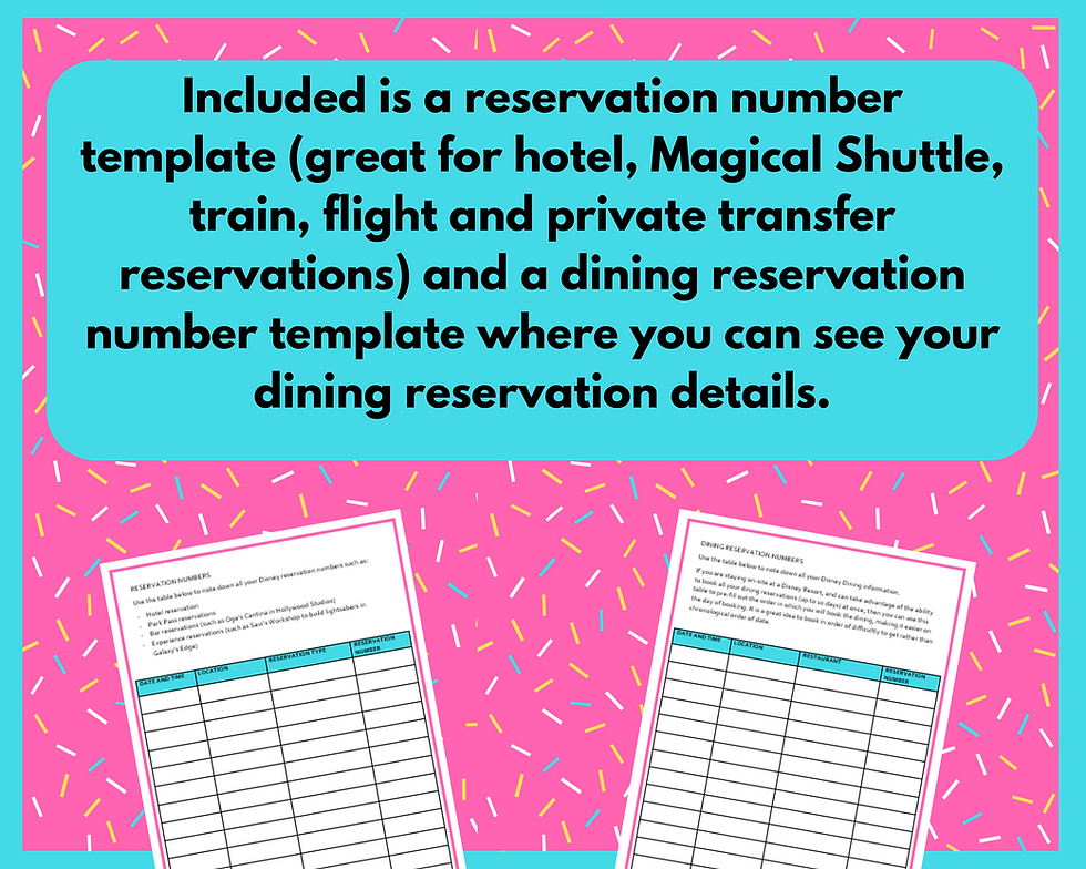 Thumbnail: Disneyland Paris Reservation Number Planner