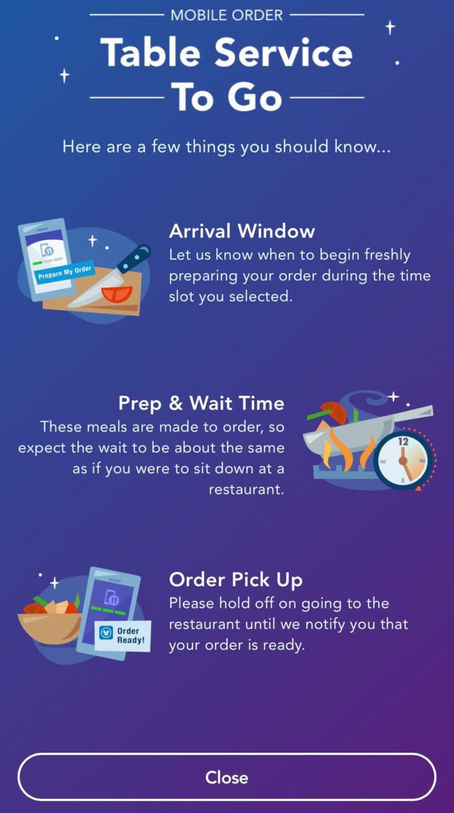 Disney World Restaurant Updates - Mobile Ordering for Table Service Locations and Walk Up Check-In
