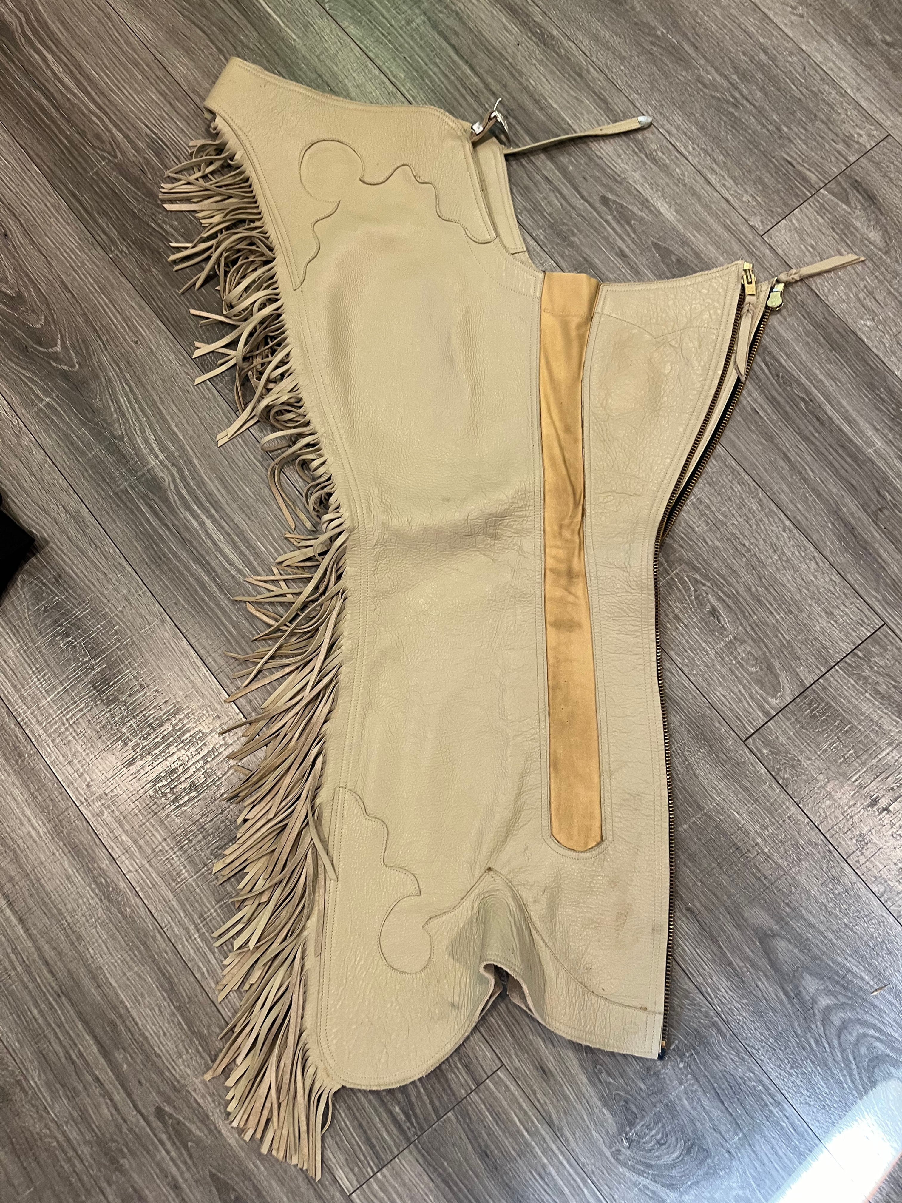 Leather Sand Chaps - Youth Xl / Womens XS