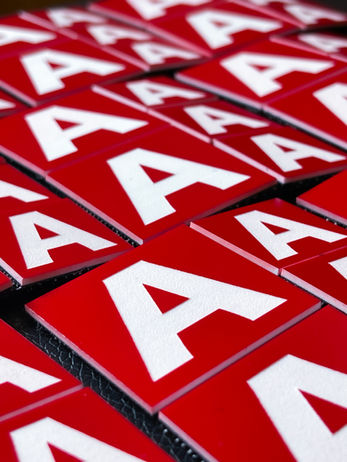 Tag-It-Tags Camera Letters
