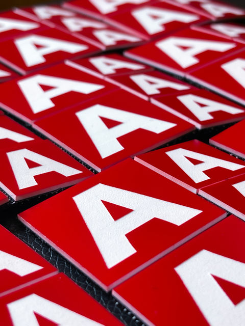 Tag-It-Tags Camera Letters