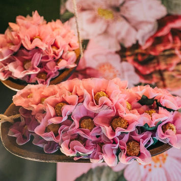 Decoração tons de rosa