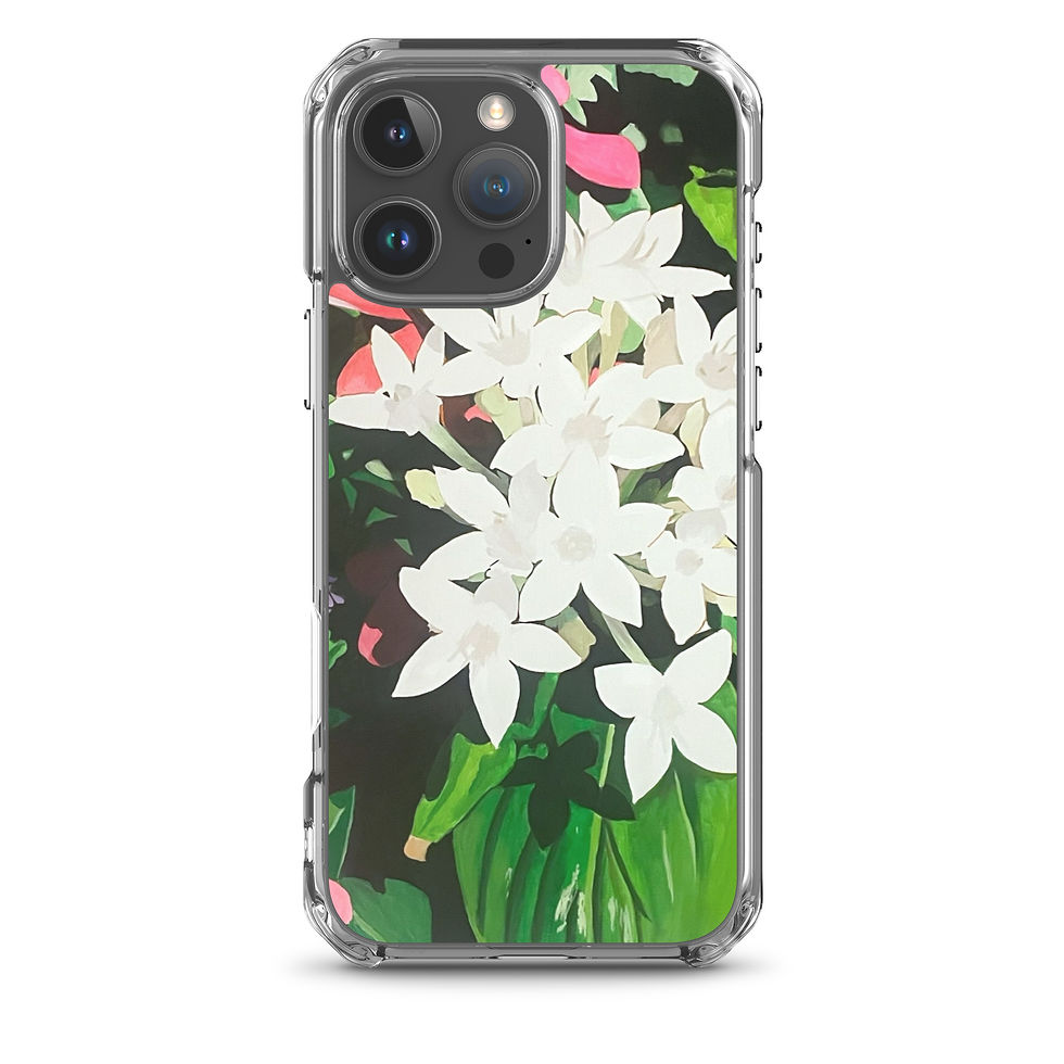 Thumbnail: "Egyptian Starcluster" Floral Art by Eric Schroeder - Clear Case for iPhone®