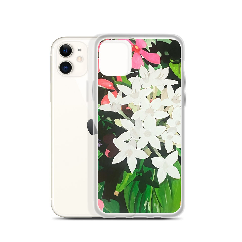 Thumbnail: "Egyptian Starcluster" Floral Art by Eric Schroeder - Clear Case for iPhone®