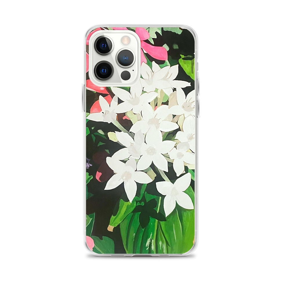 Thumbnail: "Egyptian Starcluster" Floral Art by Eric Schroeder - Clear Case for iPhone®