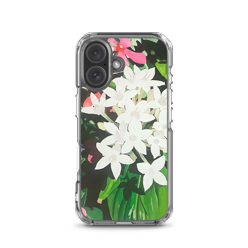 Thumbnail: "Egyptian Starcluster" Floral Art by Eric Schroeder - Clear Case for iPhone®