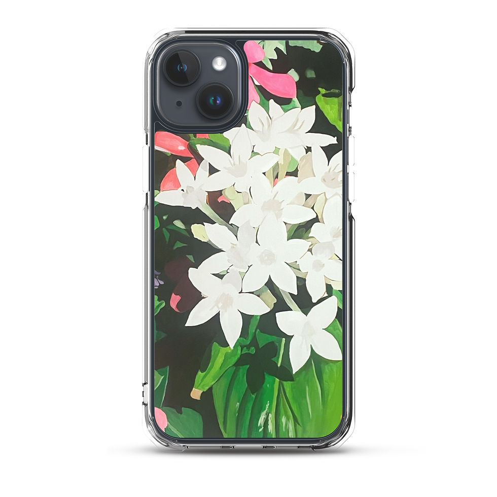 Thumbnail: "Egyptian Starcluster" Floral Art by Eric Schroeder - Clear Case for iPhone®