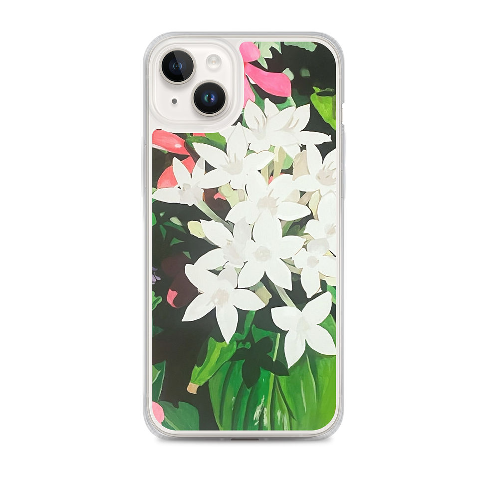 Thumbnail: "Egyptian Starcluster" Floral Art by Eric Schroeder - Clear Case for iPhone®