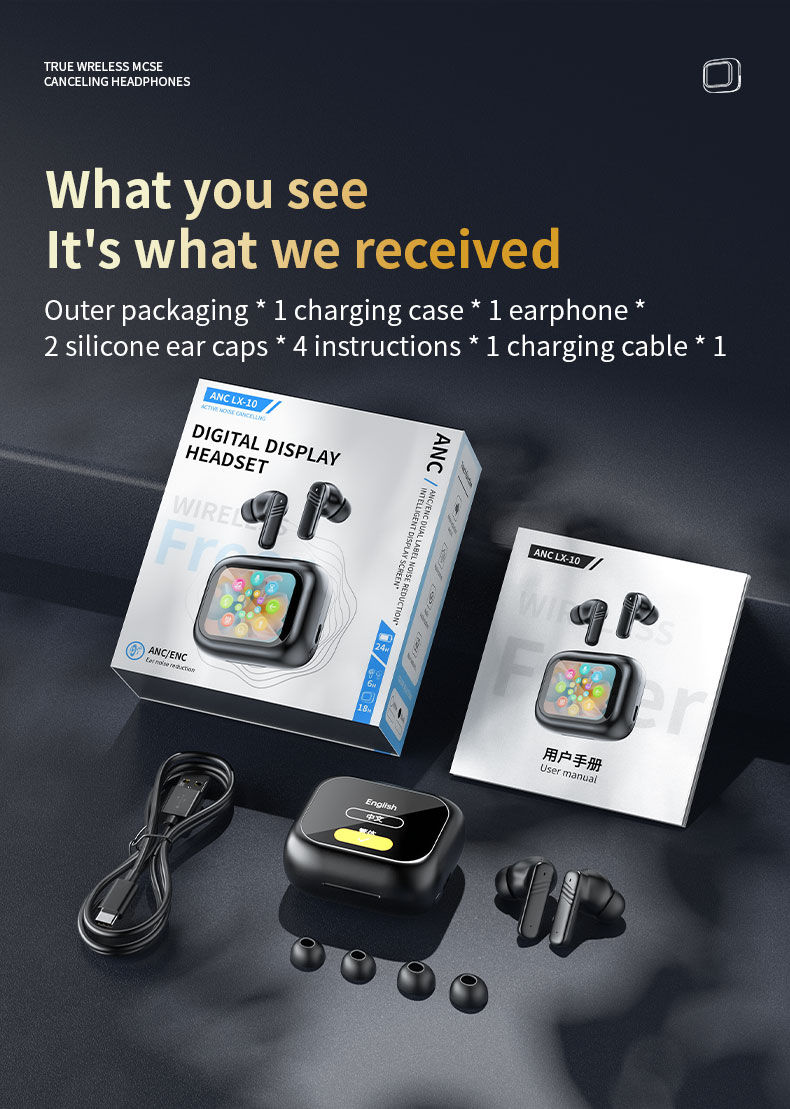 Thumbnail: 5ound ANC X1 Buds with Fully Functional Touchscreen