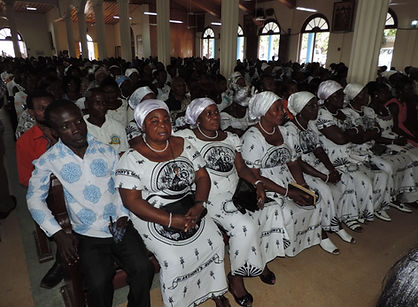 A cross-section of the congregation
