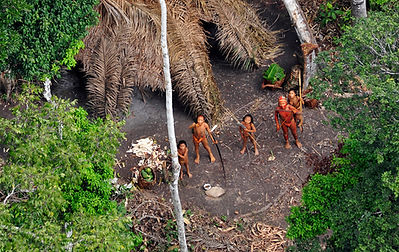 Fotografía aérea de Pueblos Indígenas Aislados Envira. Fotografía: Gleison Miranda. Archivo FUNAI.