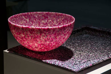 Ecopixel colourful pink bowl