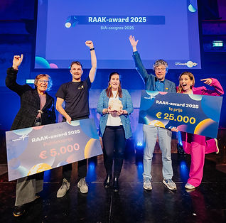 Winner RAAK-award at SIA-congres, NHL stenden Hogeschool | © Nunes dos Anjos