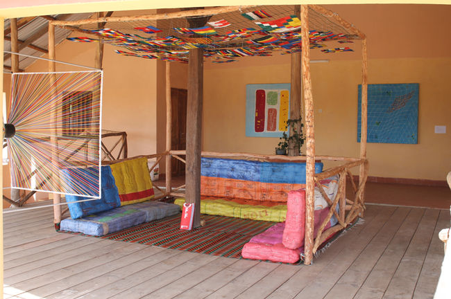 Claude Bidal à la résidence Villa Saloum pour la Biennale off 2018