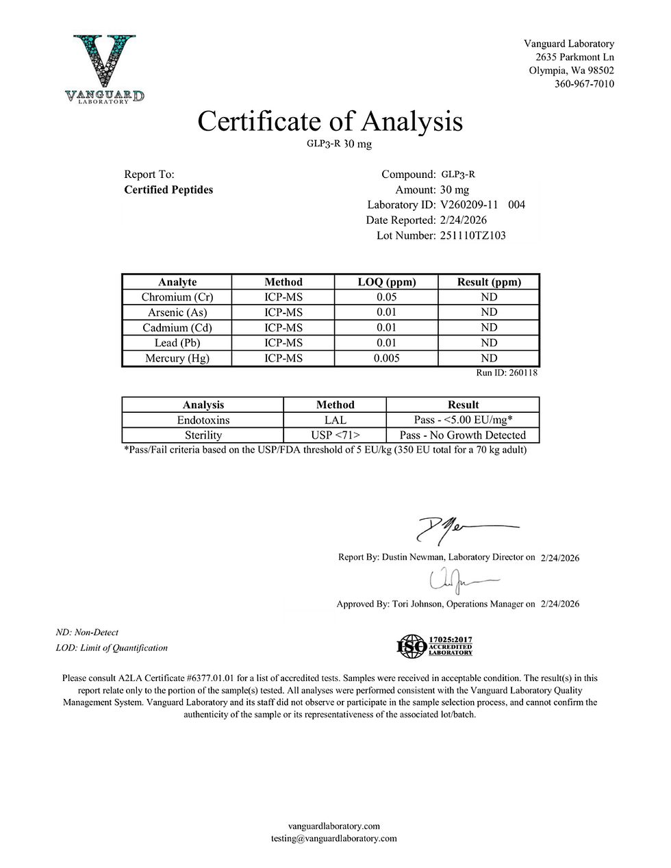 Thumbnail: Certified Peptides- GLP3-R 30MG