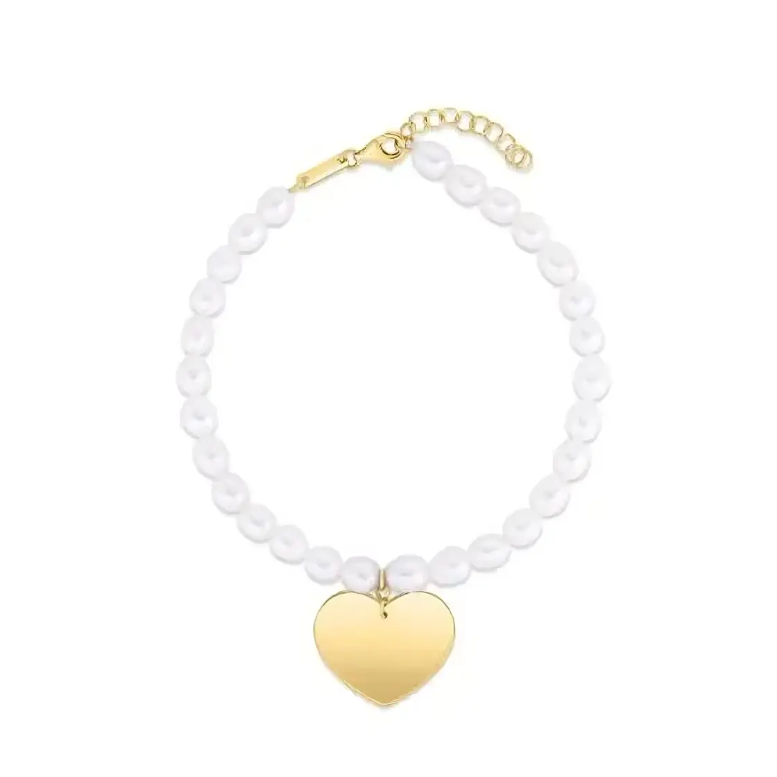 Pearl Heart Bracelet 
