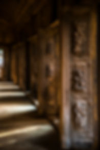 Wooden Carvings in a Monastery