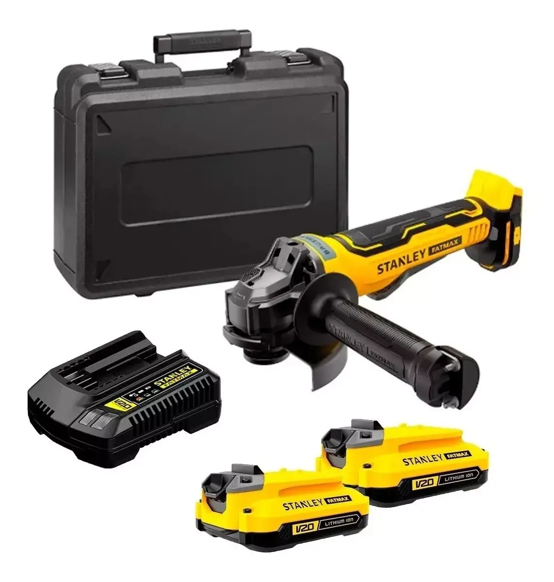 Esmerilhadeira 2 Bateria + Carregador 20V Sbg700 Stanley Maleta