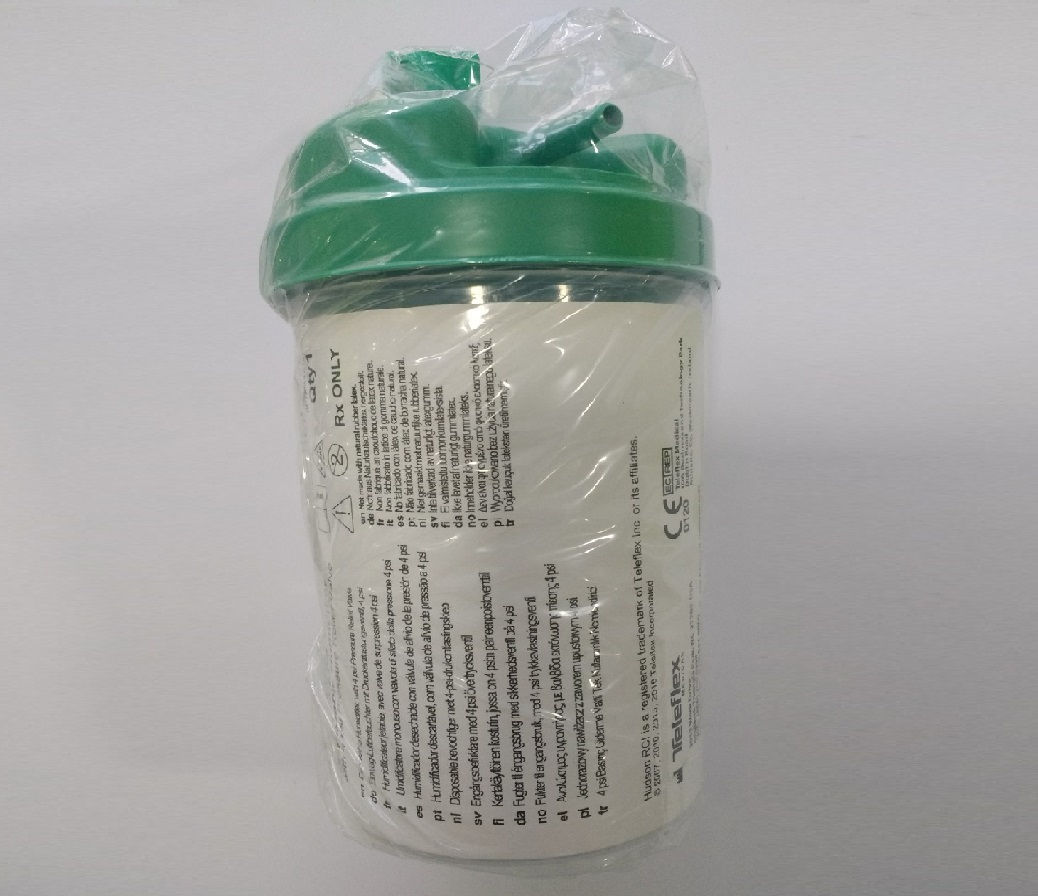 Borboteador para oxígeno 500 ml Hudson