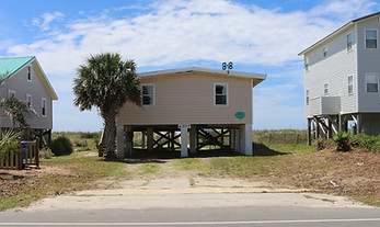 waterfront vacation rental in Oak Island, NC on beachfront