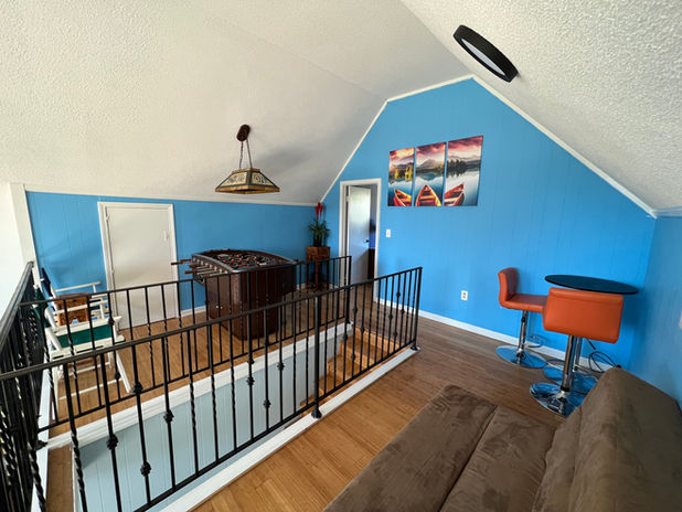 inside view of lake house rental in Anderson, SC