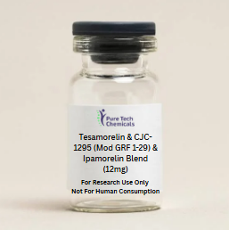 tesamorelin & mod grf & ipamorelin CJC-1295 (Mod 1-29) Blend (12mg) AOD9604:5mg Vial + BAC Water 3ml Arugula peptide solvent
