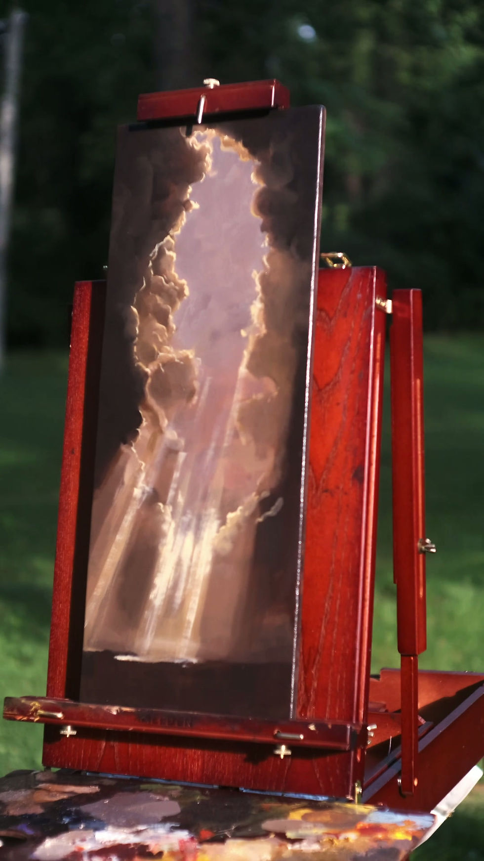 Thumbnail: Acceptance 9" x 23.75" Oil on Panel