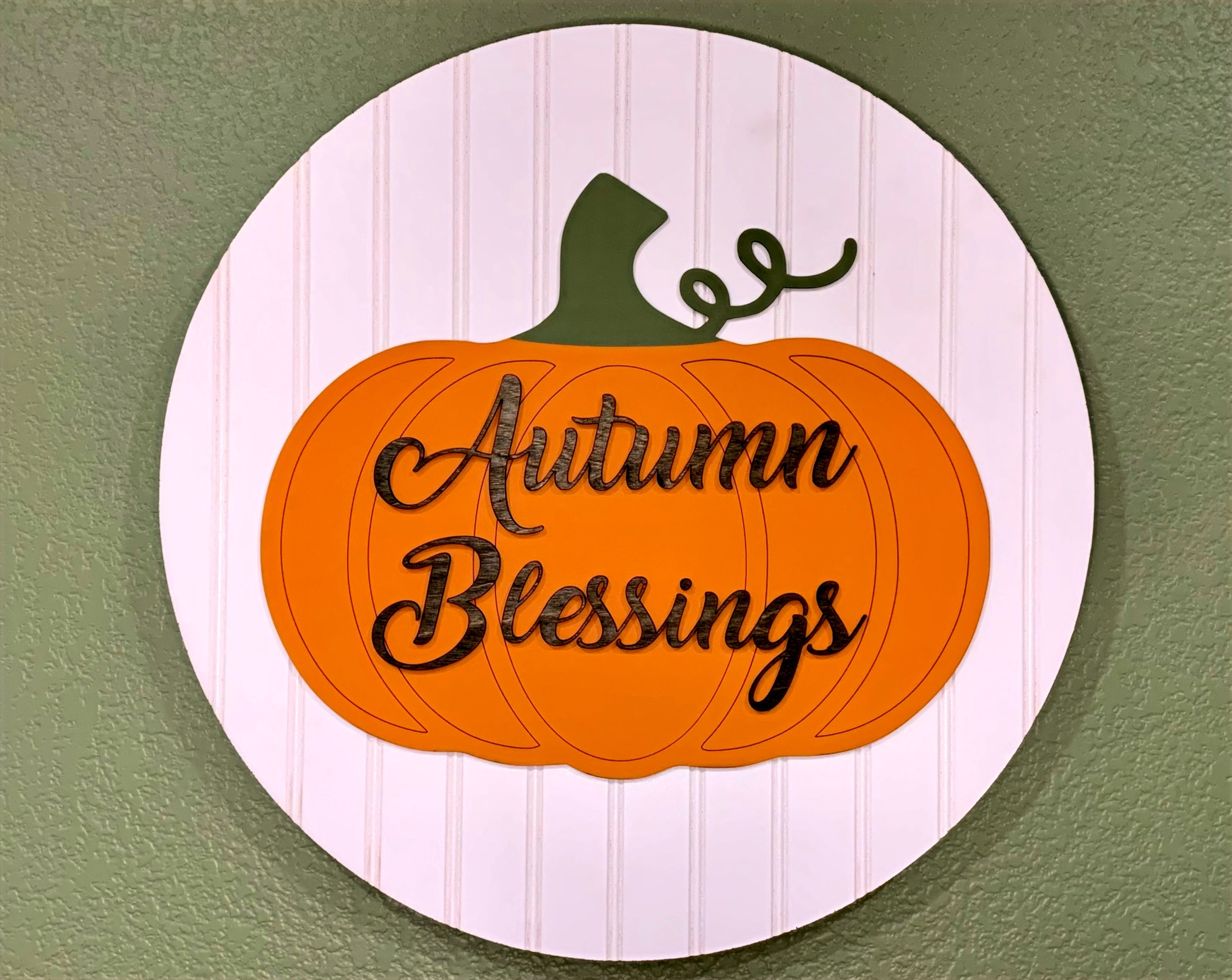Autumn Blessings Sign