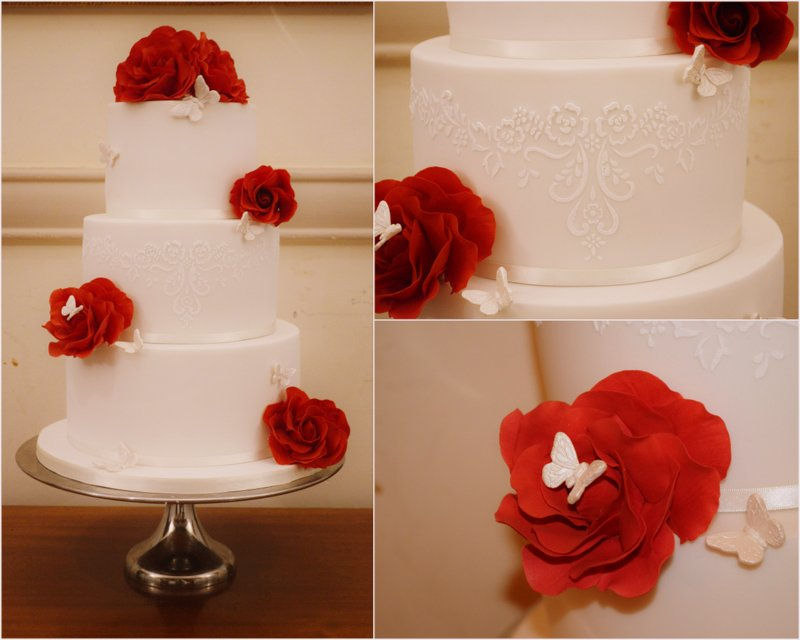 Red Roses & Stenciling