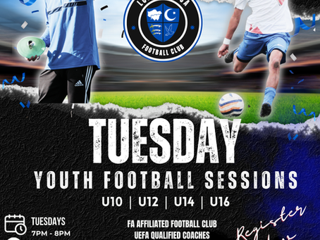 LONDON APSA YOUTH FOOTBALL SESSIONS - TUESDAYS