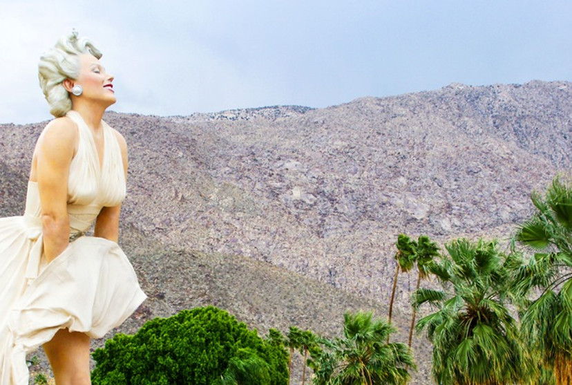 marilyn statue palm springs california_e