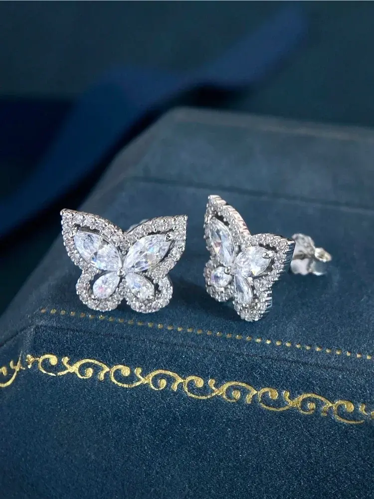 Thumbnail: Celeste Butterfly Stud Earrings
