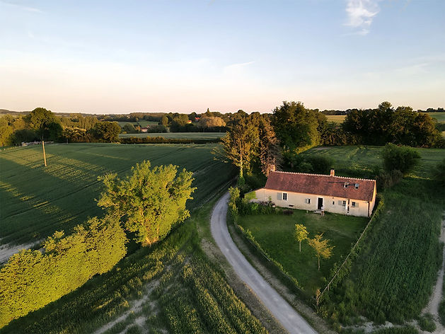 photo aérienne du Perche, Dancé