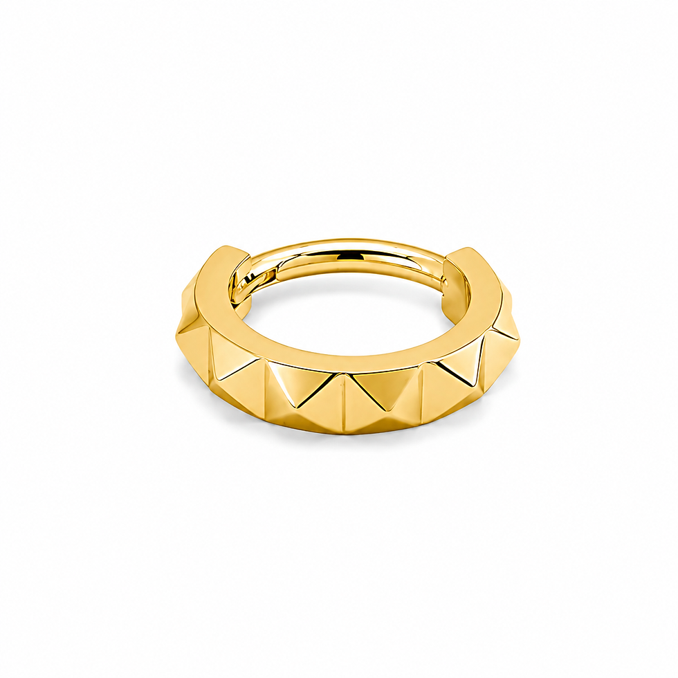Anneau Clicker Titane ASTM F136 PVD GOLD stérile