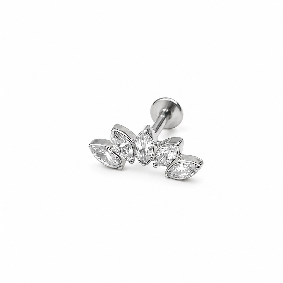 Labret interne Titane ASTM F136 stérile