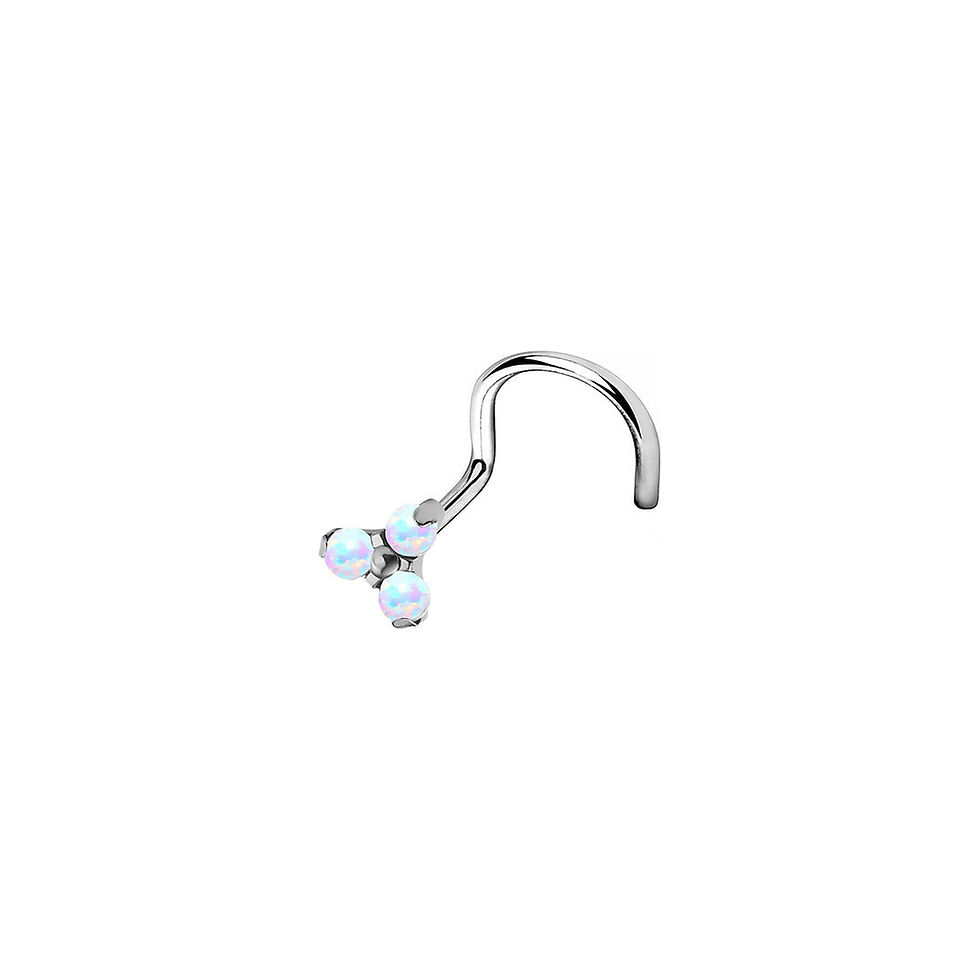 Stud Nez strass Titane ASTM F136 Stérile